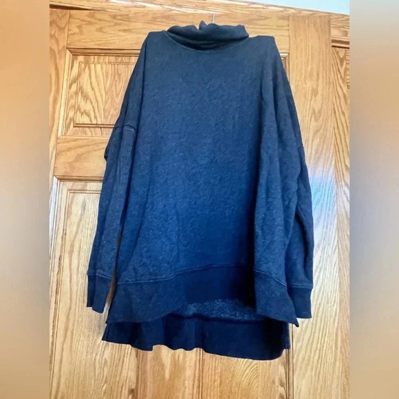 Time & Tru - Oversized Turtleneck Hoodie/Sweater - Picture 1 of 4